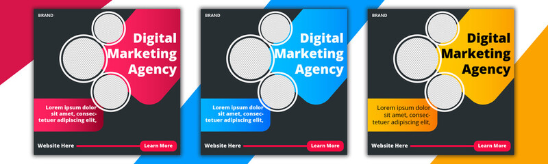 Digital Marketing Social Media Post, Digital Marketing Social Media Post Banner Template, Digital Marketing Social Media Post Banner Design Template