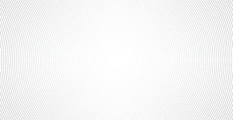 Concentric circle. Illustration for sound wave background. Abstract circle line pattern. © bebuntoon