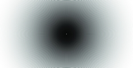 Concentric circle. Illustration for sound wave background. Abstract circle line pattern.