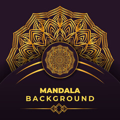 Luxury mandala art with background Arabic Islamic style Premium Vector
