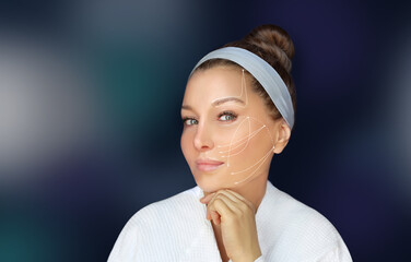 thread lift procedure ,non-surgical facelift,markup