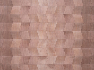 Background. Wooden texture. Close-up of a beautiful wooden mosaic.