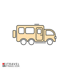 Conception of travel. Vector picture