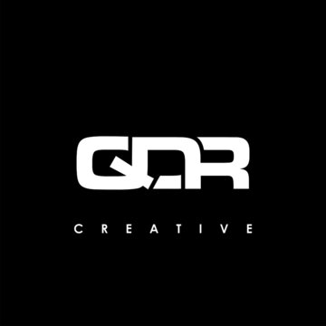QDR Letter Initial Logo Design Template Vector Illustration