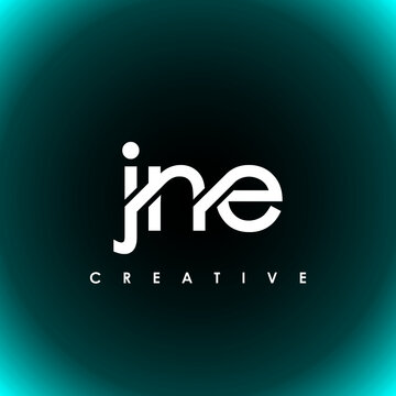JNE Letter Initial Logo Design Template Vector Illustration