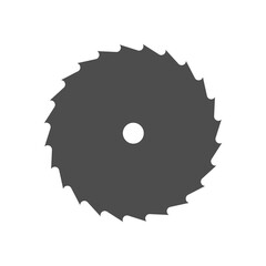 A disk for cutting hard materials for a circular saw on a white background.
