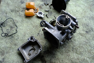Carburetor repair and cleaning. The carburetor