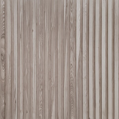 decorative panel with volumetric vertical planks, interior design, texture or pattern