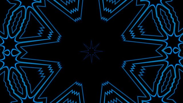video de estrellas en movimiento con fondo negro y estrellas en movimiento en azul
