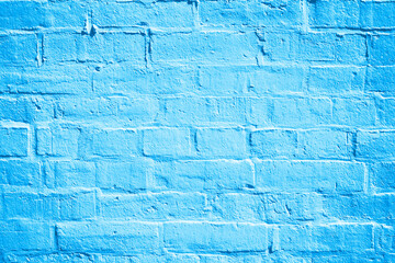 Cyan blue wall background texture - 443863159