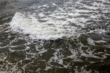 small waves on the Baltic sea