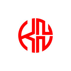 KNN logo KNN icon KNN vector KNN monogram KNN letter KNN minimalist KNN triangle KNN hexagon Circle Unique modern flat abstract logo design 