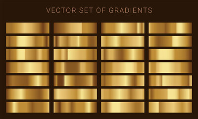 Vector set of gold gradients © PRI