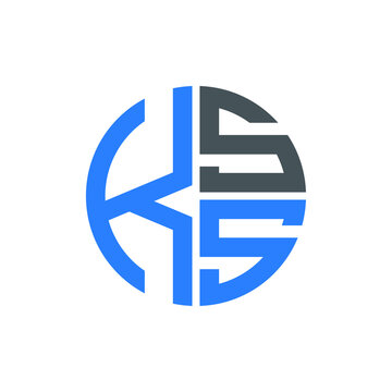 KSS logo KSS icon KSS vector KSS monogram KSS letter KSS minimalist KSS triangle KSS hexagon Circle Unique modern flat abstract logo design 
