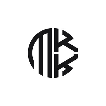 MKK logo MKK icon MKK vector MKK monogram MKK letter MKK minimalist MKK triangle MKK hexagon Circle Unique modern flat abstract logo design 