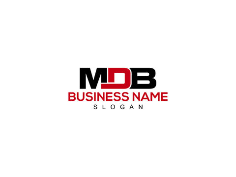 Letter MDB Logo Icon Vector Image Design For Company or Business