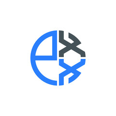 PXX logo PXX icon PXX vector PXX monogram PXX letter PXX minimalist PXX triangle PXX hexagon Circle Unique modern flat abstract logo design 
