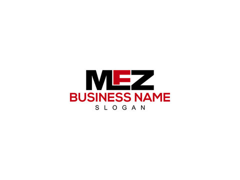 Letter MEZ Logo Icon Vector Image Design For Company or Business