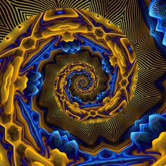 Fluid Art. Abstract colorful background, wallpaper, texture. Mixing paints. Modern art. Marble texture. Dream. İmagination, Mandala.