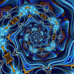 Fluid Art. Abstract colorful background, wallpaper, texture. Mixing paints. Modern art. Marble texture. Dream. İmagination, Mandala.