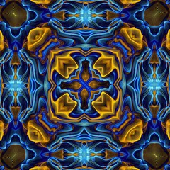 Fluid Art. Abstract colorful background, wallpaper, texture. Mixing paints. Modern art. Marble texture. Dream. İmagination, Mandala.