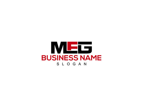 Letter MEG Logo Icon Vector Image Design For Company or Business