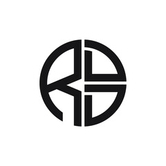 RDD logo RDD icon RDD vector RDD monogram RDD letter RDD minimalist RDD triangle RDD hexagon Circle Unique modern flat abstract logo design 