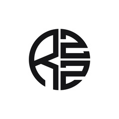 RZZ logo RZZ icon RZZ vector RZZ monogram RZZ letter RZZ minimalist RZZ triangle RZZ hexagon Circle Unique modern flat abstract logo design 