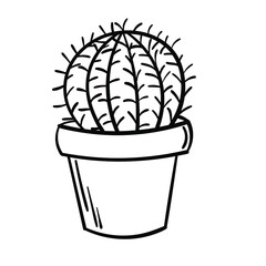 cactus bw