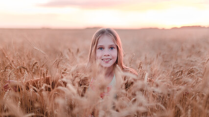girl in the field