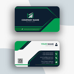 Modern-elegant-green-black-business-card-template