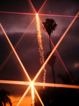 Sunset LA Palms