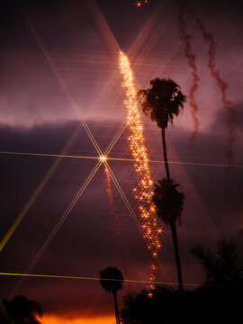 Sunset LA Palms