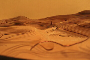 maqueta topográfica