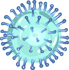 Image of the coronavirus virus. Illustration for printing, website, banner.