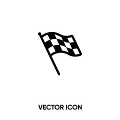 Finish flag vector icon . Modern, simple flat vector illustration for website or mobile app. Finish symbol, logo illustration. Pixel perfect vector graphics