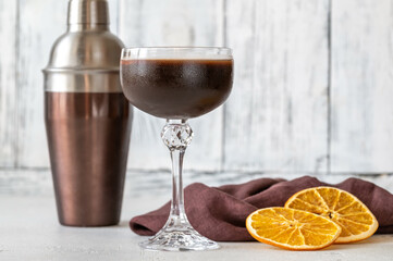 Chocolate Orange Espresso Martini Cocktail