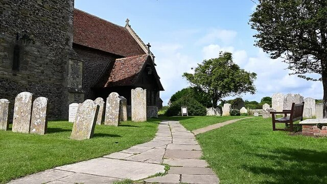 Footage of St Peter and St Pauls church in the village of West Wittering in West Sussex,