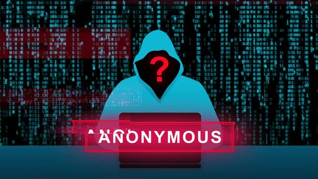 Anonymous - hacker in a hoodie
