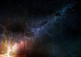 background with space