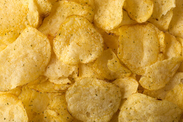 Chips. Close-up.