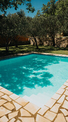 beautiful pool in croatia