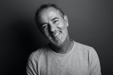 Portrait of a beautiful mature man