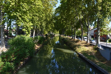 Fototapeta premium Canal du Midi Toulouse