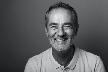 Obraz premium Portrait of a beautiful mature man