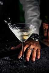 Classic and modern cocktails in the dark Dublin 2021