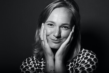 Portrait of a beautiful young woman