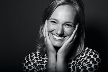 Portrait of a beautiful young woman