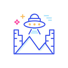 Civilization Vector Outline Style Icon. EPS 10 FIle