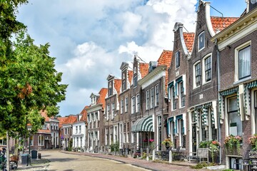 Blokzijl, the former Zuiderzee town in Northwest Overijssel, is a real pleasure to explore. Blokzijl, Overijssel, Netherlands, Holland, Europe.